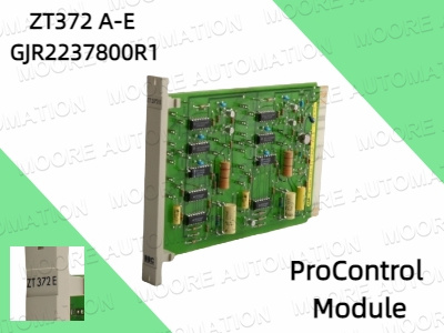 ABB ZT372 A-E GJR2237800R1 ProControl module promotes industrial automation