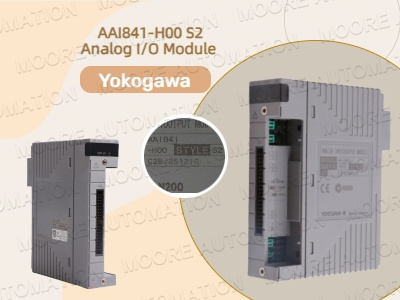 Yokogawa AAI841-H00 S2 Analog I/O Module Helps Improve Process Reliability