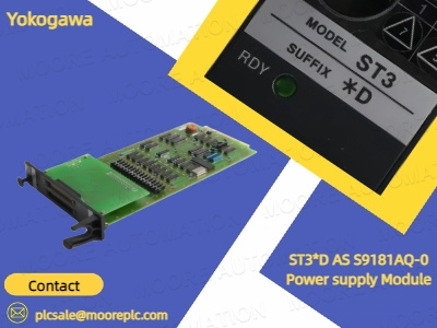Guaranteed power source availability: Yokogawa ST3*D AS S9181AQ-0 Power source model for industrial control systems